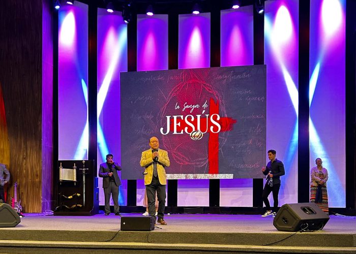 Pantalla LED en Iglesia Tabernáculo de Avivamiento, fabricada e instalada por Corpotek